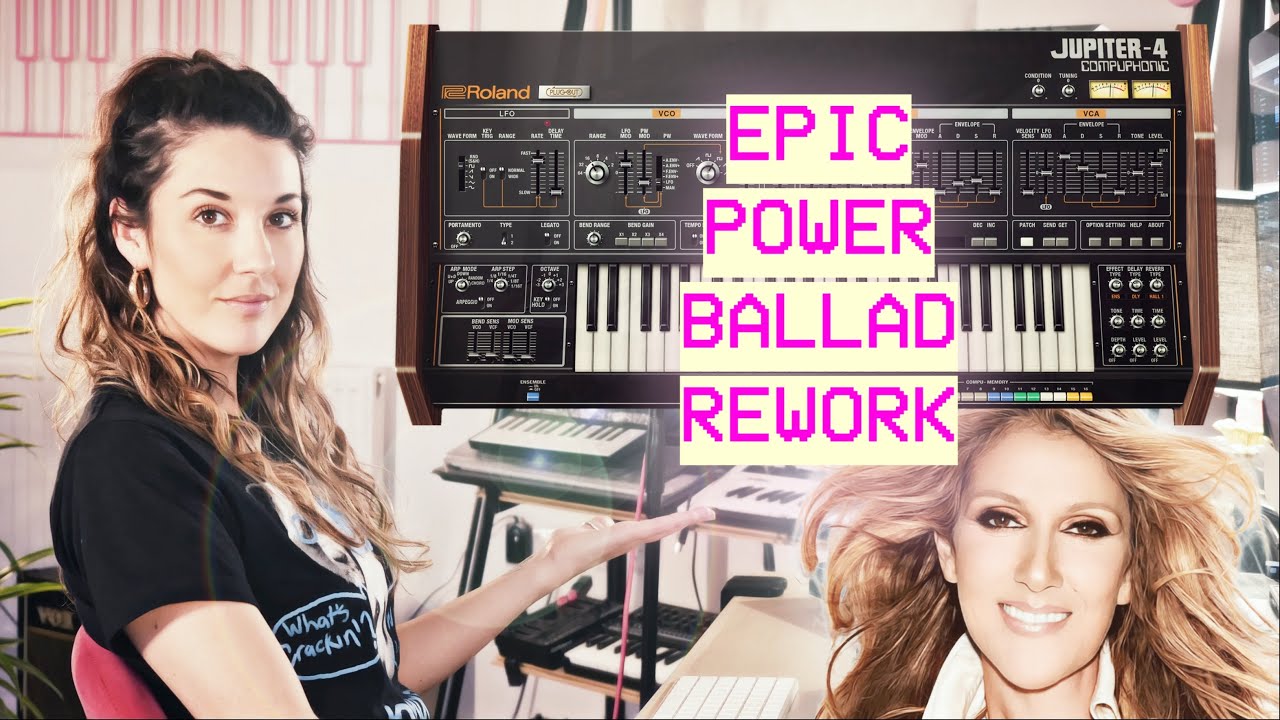 Watch Me Rework a Power Ballad with Roland Jupiter 4!