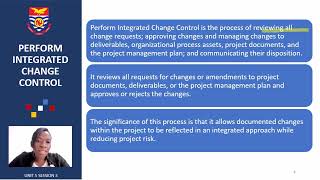 Project Management Unit 5 Session 3