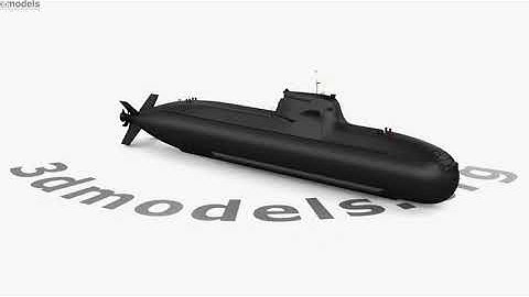 Type 212A Submarine 3D model by 3DModels.org