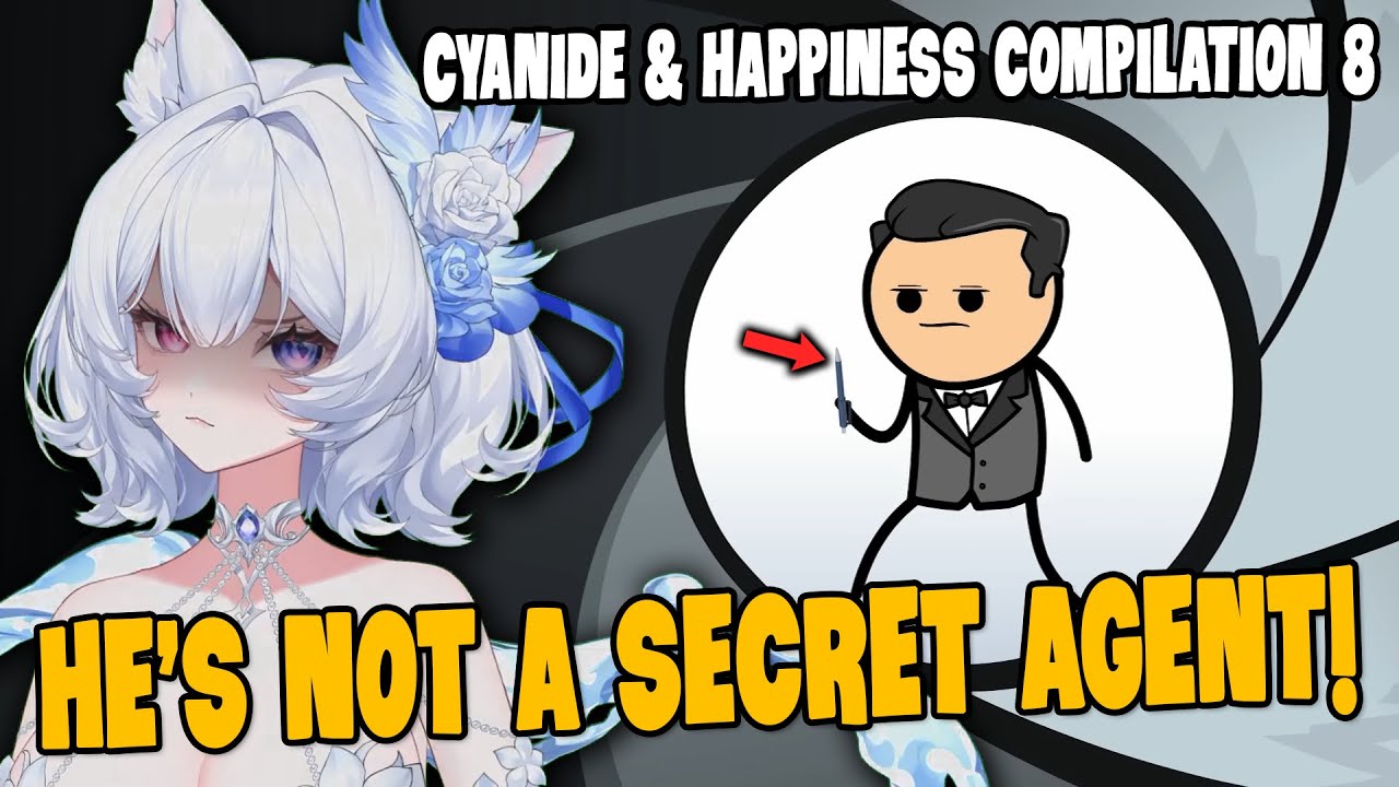 Он не секретный агент! | Юэхо реагирует на подборку «Цианид и счастье, часть 8»