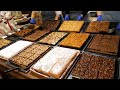 Extreme korean food how to make coorownies cookie  brownie  korean street food    