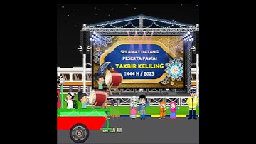 Pawai Takbiran Keliling Idul Fitri 2023#shorts #shortsvideo #shortsfund