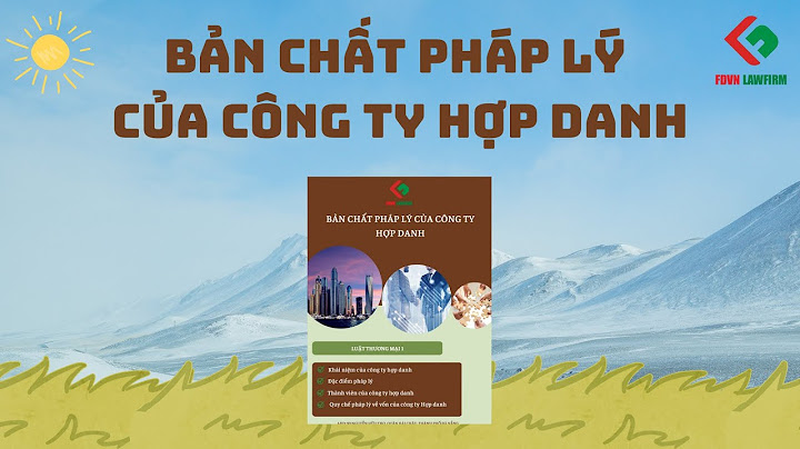 Công ty luật hợp danh là gì năm 2024