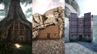 Conan Exiles: 3 Small Houses For Solo Players