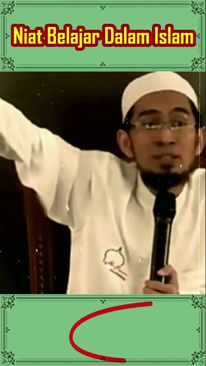Niat Belajar Dalam Islam | Ceramah Ustadz Adi Hidayat #shorts