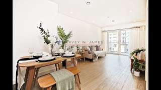 Inside the NEW One Bedroom Apartment in Galleria House, Royal Eden Dock, E16 | Harvey W James screenshot 5