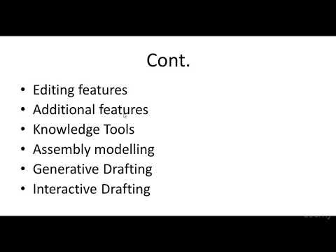 Industrial CATIA V5 R20: Deep Learning All In One from A- Z : Topics to be covered