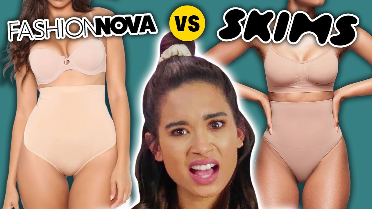 Reviewing Shapewear At Different Price Points [Skims vs Fashion Nova] 