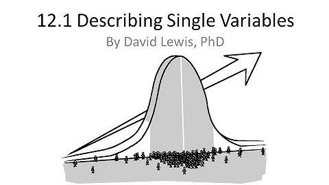 12.1 Describing Single Variables