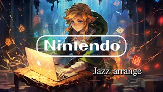 【Music For Work & Study】Nintendo Music Medley 78 songs / Jazz Arrangement24/7 Live Stream