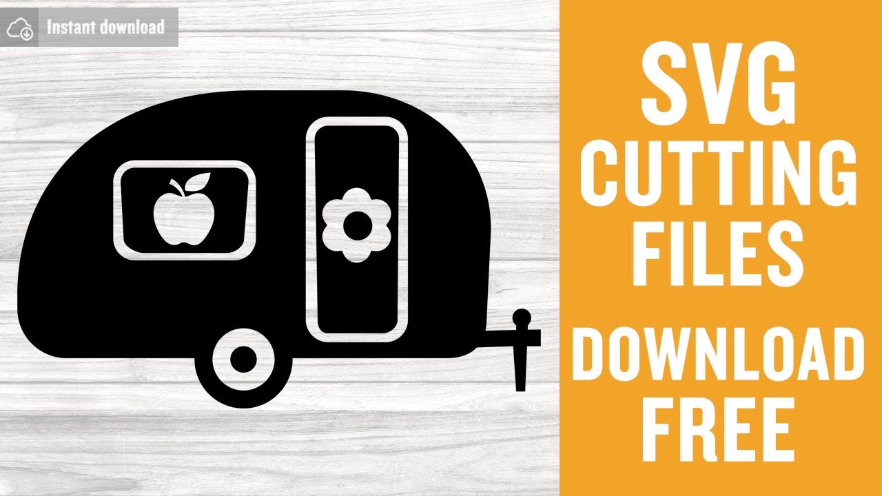 Download Camper SVG Free Cutting Files for Cricut Silhouette - YouTube