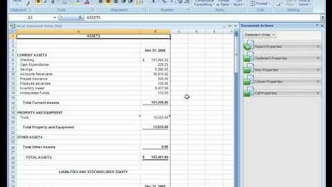 Separating Accounts in Intuit Statement Writer