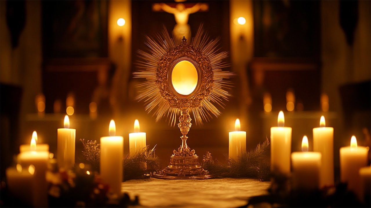Gregorian Chants for Eucharistic Adoration | Sacred Catholic Hymns of Reverence
