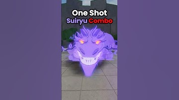 One Shot Suiryu Combo|| The Strongest Battleground #strongestbattlegrounds #roblox #pvp