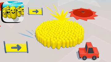 Crossy Crowd - All Levels Gameplay (Part 35) | Android & iOS