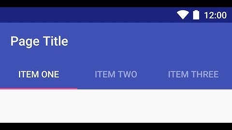 Tabbed Activity In Android Application