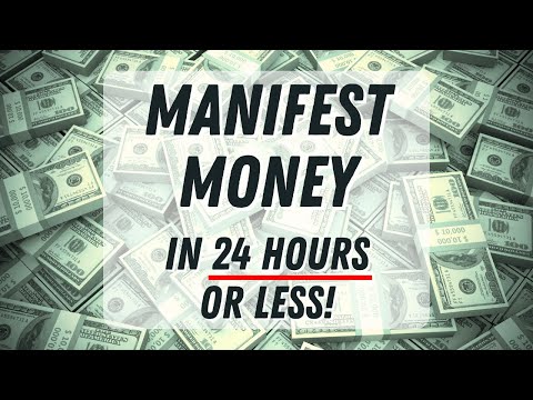 Manifest Money in 24 Hours or Less - Guided Meditation (IT WORKS!!)