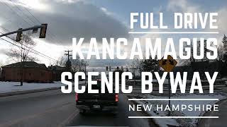 Perfect Winter Drive 🚗 Kancamagus Scenic Byway from Conway | Unedited Snowy Route #scenicdrive