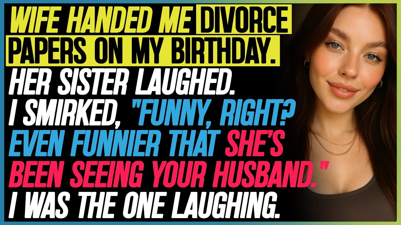 Wife Tried To Ruin My Birthday By Serving Me A Divorce, While Her Sister Was Laughing Behind Her…