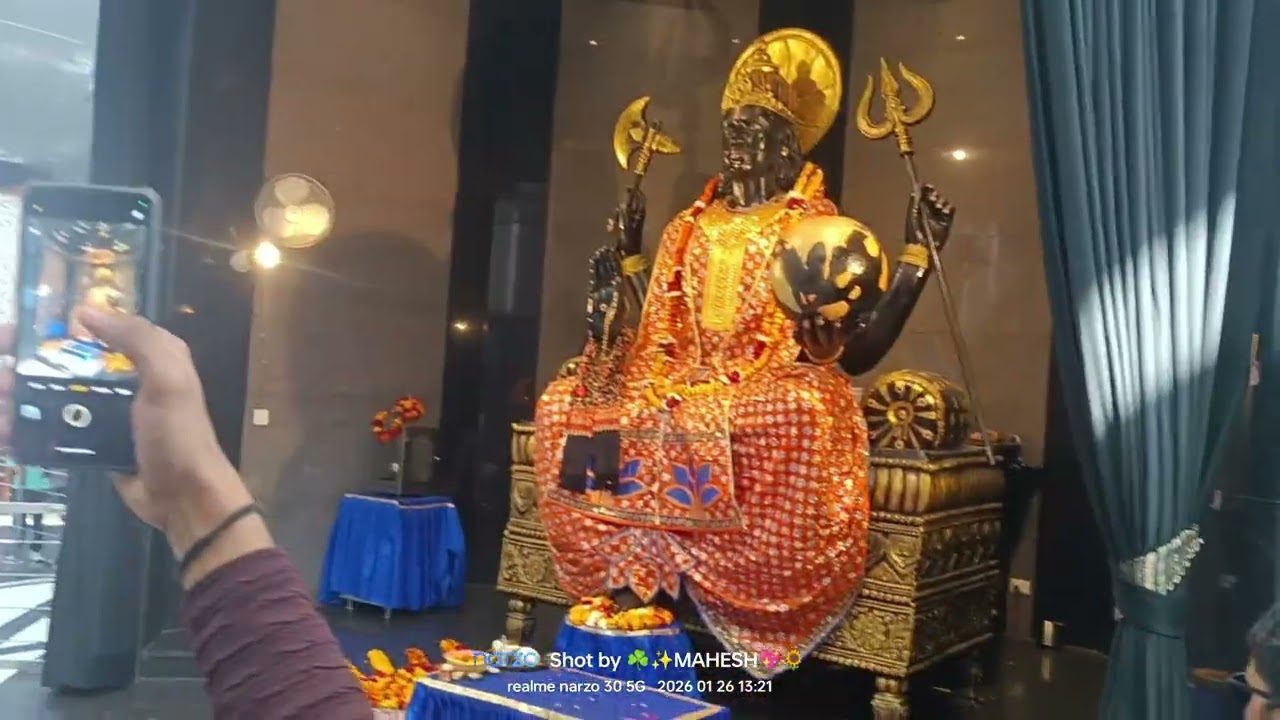 शनि देव जी मंदिर ✨🙌🙂💖।FMRF+XFQ, आदर्श नगर, मनोहरपुरा, मथुरा, उत्तर प्रदेश 281001