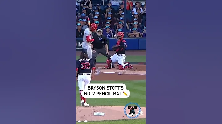 Bryson Stott's Pencil Bat ROCKS