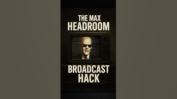 “The Max Headroom Broadcast Hack: TV’s Creepiest Unsolved Mystery 📺” #unsolvedcases #historyshorts