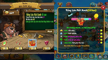 Đảo Rồng Mobile | Ra khơi Truy tìm kho báu Đổi Rồng Lửa Mắt Xanh từ Quán Ba Con Sóc | FireB.132