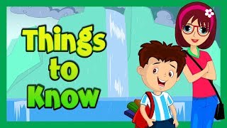 THINGS TO KNOW - KIDS VIDEOS || THINGS TO LEARN - LEARNING VIDEOS FOR KIDS image