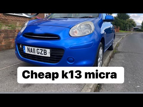 I buy one of the cheapest k13 Nissan micra’s on the market