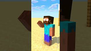 Help Herobrine Jump High (Bones - Imagine Dragons) #Herobrine #Minecraft #Shorts #Bones