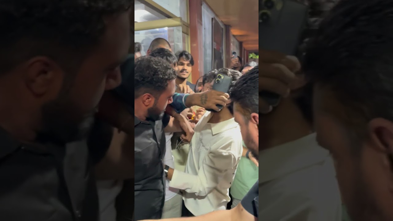 Teja Sajja at Mirai premiere show in hyd