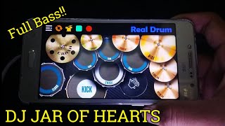 DJ JAR OF HEART SLOW - LAGU TIK TOK VIRAL || REAL DRUM COVER