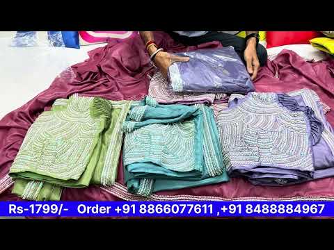 handwork saree designs with fancy blouses design cash on delivery saree available #cod #shopping