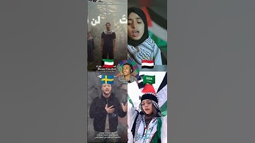 Thumbnail of palestine supporting song #Palestine #battle #islamic #shorts #foryou