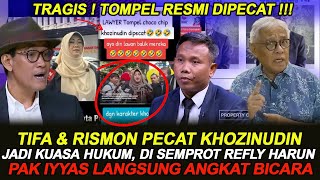 TRAGIC! KHOZINUDIN FIRED BY TIFA & BANGED BY REFLY HARUN! PAK IYYAS SLAYED BY AA GYM, DIDU & REFLY