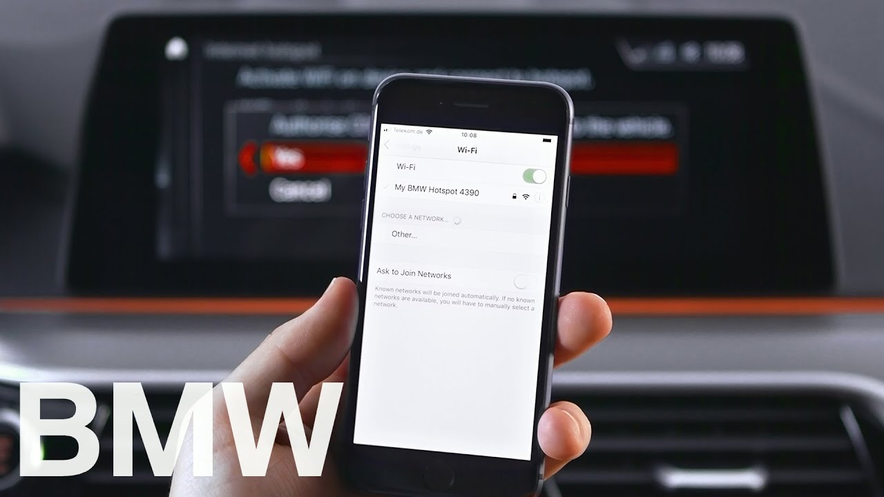 How to connect to your BMW's WiFi hotspot with iDrive 6 – BMW How-To -  YouTube