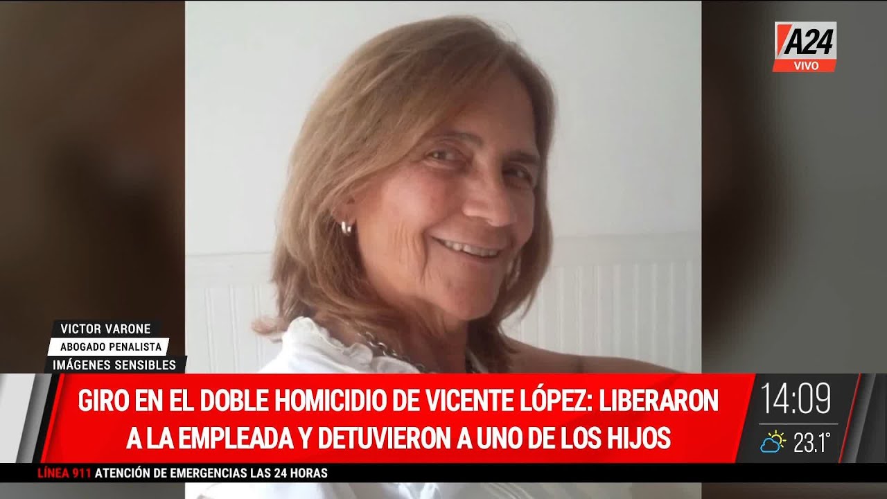 Giro en el doble homicidio de Vicente López I A24 - YouTube