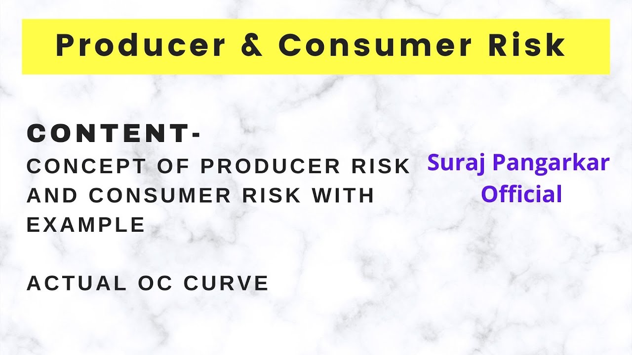Producer Risk & Consumer RiskOC curveDiploma Mechanical YouTube