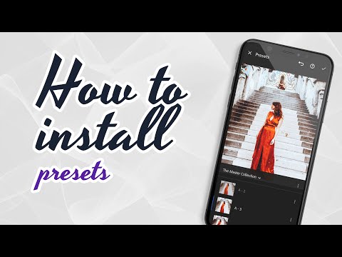 How to install Brilliant Lightroom presets on a mobile phone