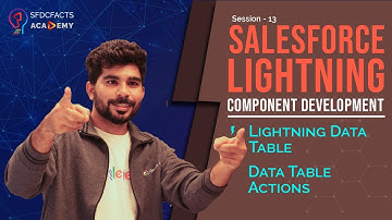 Lightning Component Development Day13 - Lightning Data Table, Data Table Actions