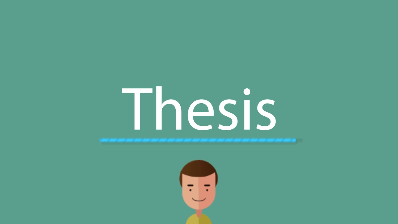 thesis pronunciation in english