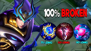 FINALLY  ZHASK NEW 100% BROKEN DAMAGE BUILD AND EMBLEM!! THE BEST BUILD FOR 2024!!(please try)