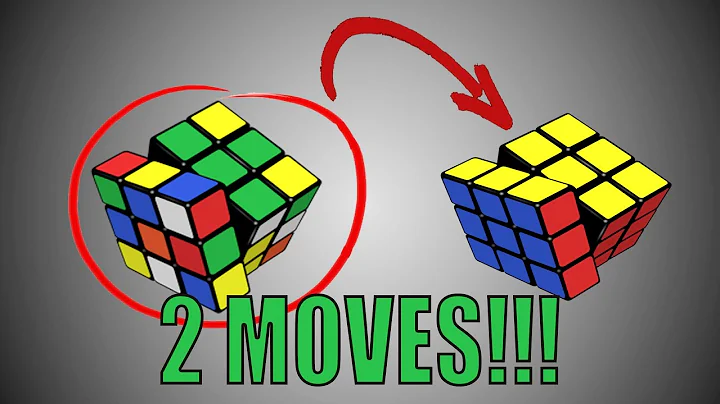 How To Solve The Rubik's Cube In 2 MOVES!!!