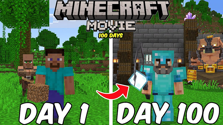 100 Days in A Minecraft Movie