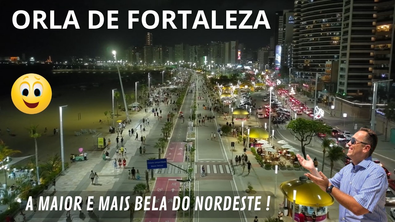 A ORLA DE FORTALEZA no Ceara Impressiona a todo  Brasil