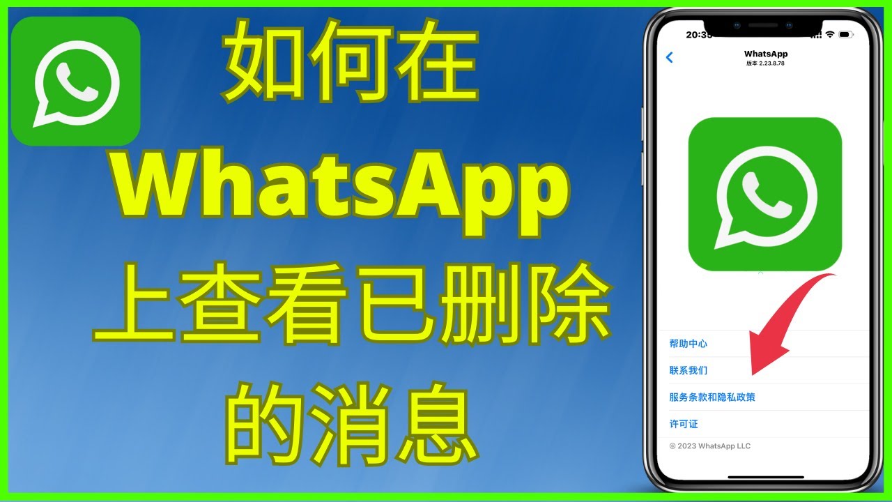 如何在WhatsApp 上查看已删除的消息（2025） - YouTube