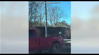 Train Hits Lowboy Semi Truck In Ravenel, SC (Ryders POV From His Own School Bus)