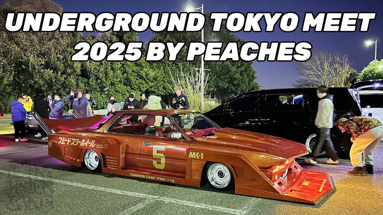2025.01.10 UNDERGROUND TOKYO MEET 2025 BY PEACHES JDM SPORTSCAR