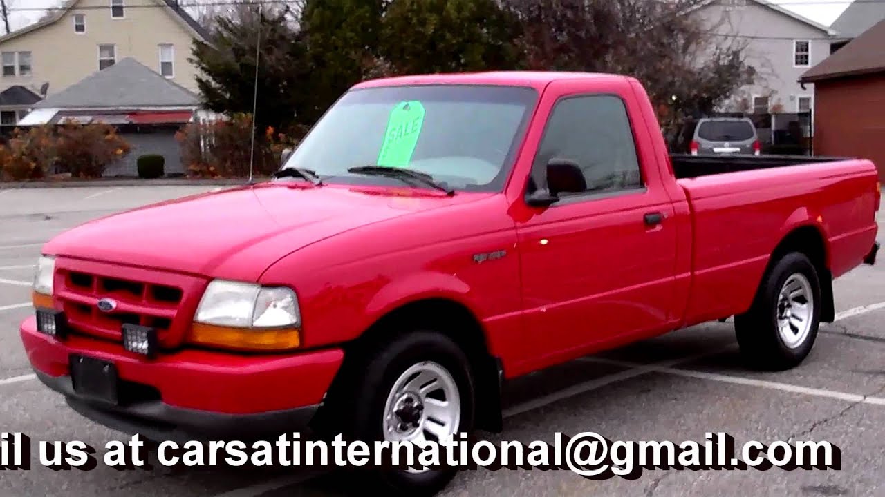 1999 Ford Ranger Sport Reg Cab 2DR 2.5L 4CYL MT 96K Long Bed - YouTube