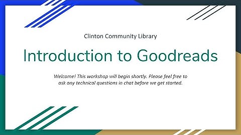 Introduction to Goodreads